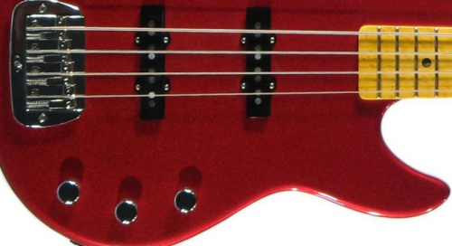 Бас-гітара G & L JB2 FOUR STRINGS (Candy Apple Red, maple) №CLF50915 - JCS.UA фото 4