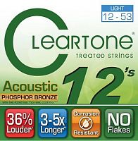Струни для акустичної гітари CLEARTONE 7412 ACOUSTIC PHOSPHOR BRONZE LIGHT (12-53) - JCS.UA