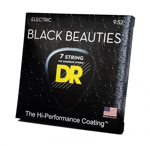 Cтруни DR STRINGS BKE7-9 BLACK BEAUTIES ELECTRIC - LIGHT 7-STRING (9-52) - JCS.UA фото 2