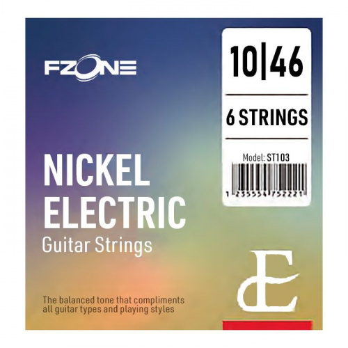 Струны для электрогитары FZONE ST103 ELECTRIC NICKEL (10-46) - JCS.UA