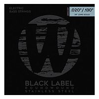 Струни WARWICK 40400 Black Label Medium Light 6-String (20-130) - JCS.UA