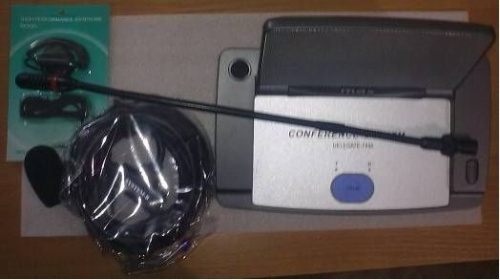 Конференционный микрофон Emiter-S MA-7400, база с динамиком - JCS.UA фото 2