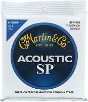 Струны MARTIN MSP4200 SP Acoustic 92/8 Phosphor Bronze Medium (13-56) - JCS.UA
