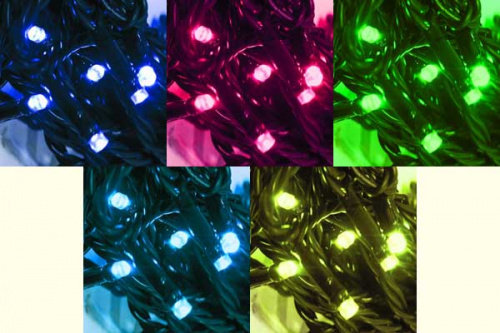 Светодиодная гирлянда EUROLITE LED garland 230 V (красный) - JCS.UA фото 2