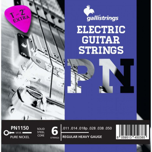 Струни для електрогітари Gallistrings PN1150 REGULAR HEAVY - JCS.UA