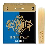Тростина для кларнета D'ADDARIO Grand Concert Select - Bb Clarinet #2.0 (1шт) - JCS.UA
