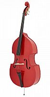 Контрабас STENTOR 1950LCRD Harlequin Rockabilly Double Bass 3/4 (Red) - JCS.UA