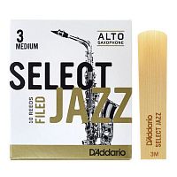 Трость для альт саксофона D'ADDARIO RSF10ASX3M Select Jazz - Alto Sax Filed 3M (1шт) - JCS.UA
