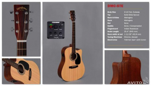 Електроакустична гітара SIGMA GUITARS DMC-STE - JCS.UA фото 3
