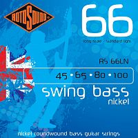 Струни для бас-гітар Rotosound RS66LN - JCS.UA