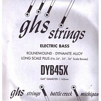 Струна для бас-гитары GHS STRINGS DYB45X - JCS.UA