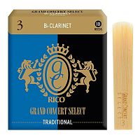 Трость для кларнета D'ADDARIO RGC10BCL300 Grand Concert Select - Bb Clarinet #3.0 (1шт) - JCS.UA