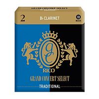Тростини для кларнета D'ADDARIO Grand Concert Select - Bb Clarinet #2.0 - 10 Pack - JCS.UA