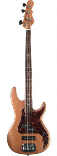 Бас-гитара G&L SB2 FOUR STRINGS (Spanish Copper Metallic, rosewood, 3-ply Tortoise) №CLF51060 - JCS.UA