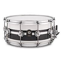 Малий барабан NATAL DRUMS CAFE RACER SNARE 14x6.5 PIANO WHITE BLACK SPARKLE DOUBLE SPLIT - JCS.UA