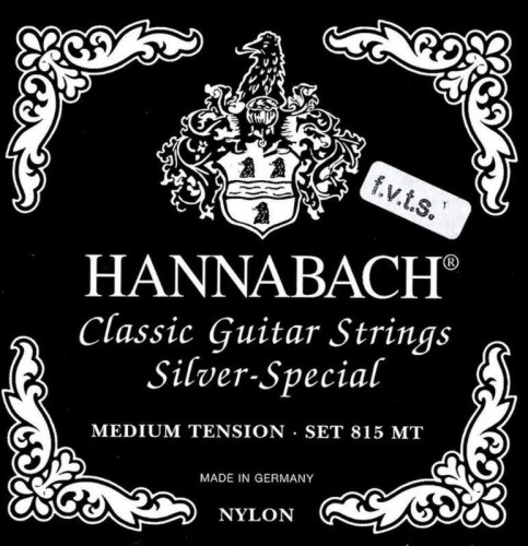 Струни для класичної гітари Hannabach 815 FМT (Medium) - JCS.UA