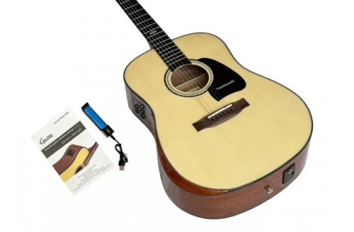 Трансакустична гітара Fiesta FD-60 N EQ Transacoustic з чохлом - JCS.UA фото 5