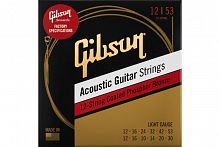Струни для акустичних гітар GIBSON SAG-PB12L PHOSPHOR BRONZE ACOUSTIC GUITAR STRINGS 12-STRING 12-53 / 12-30 - JCS.UA