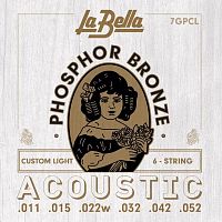 Струни для акустичної гітари La Bella 7GPCL - JCS.UA