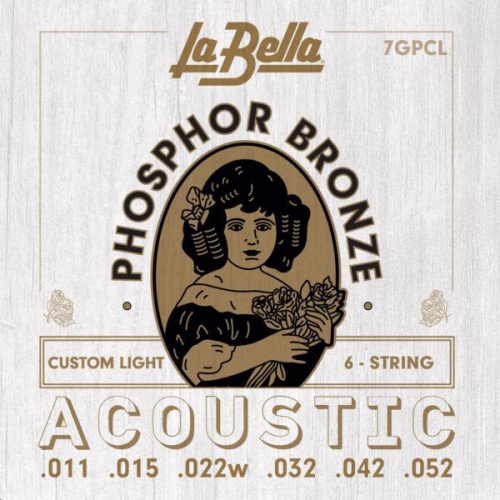 Струны для акустической гитары La Bella 7GPCL - JCS.UA