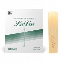 Тростина для сопрано саксофона DADDARIO La Voz - Soprano Sax Soft (1шт) - JCS.UA