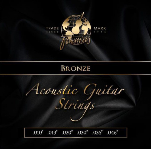 Струни для акустичної гітари FRAMUS 48210 Bronze Extra Light (10-46) - JCS.UA фото 2