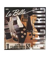 Струны для акустической гитары La Bella 20PL 11-52 (Flat Wound) - JCS.UA