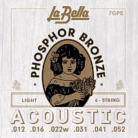 Струны для акустической гитары La Bella 7GPS - JCS.UA