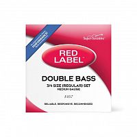 Набор струн для контрабаса DADDARIO 8107 3/4 Super Sensitive 8107 Red Label Double Bass String Set - 3/4 Size - JCS.UA