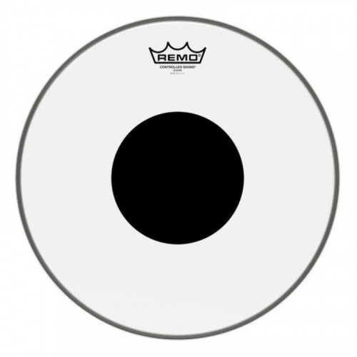 Пластик для барабана REMO CS 14" CLEAR BLACK DOT - JCS.UA