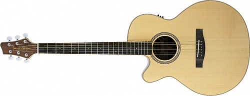 Мини джамбо электроакустическая гитара Stagg NA30MJCBB-LH - JCS.UA фото 2