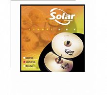 Набір тарілок Sabian SOLAR First Pack (13 "Hats + 16" Crash) - JCS.UA
