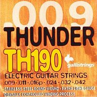 Струни для електрогітари Galli Thunder Hunter TH190 (09-42) Extra Light - JCS.UA