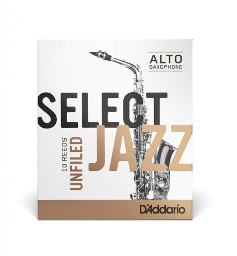 Трость для альт саксофона D'ADDARIO RRS10ASX3H Select Jazz - Alto Sax Unfiled 3H - 10 Pack - JCS.UA фото 2