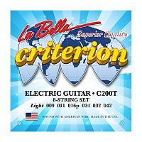 Струны для электрогитары La Bella C200T Criterion Electric Guitar, Nickel-Plated Round Wound – Light - JCS.UA