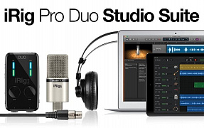 Студийный комплект IK Multimedia iRig Pro Duo Studio Suite – это все, что нужно для звукозаписи!