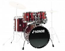 Ударна установка Sonor F 507 Studio 1 Drum Set (Wine Red) - JCS.UA