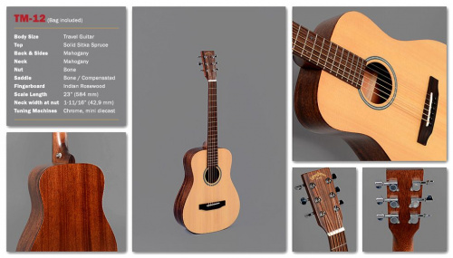 Акустическая гитара Sigma TM-12 - JCS.UA фото 3