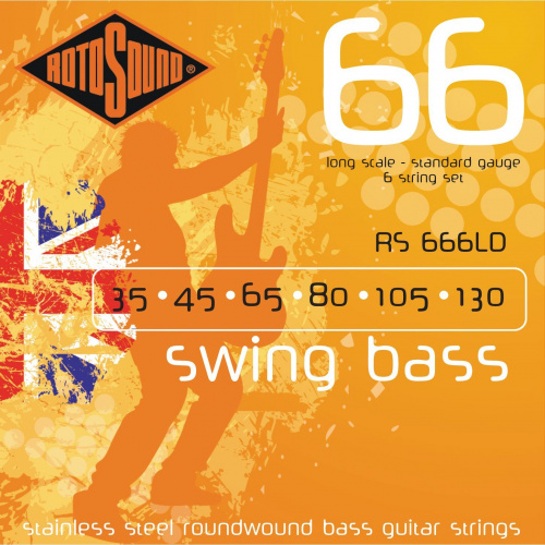 Струни для бас-гітар Rotosound RS666LD - JCS.UA