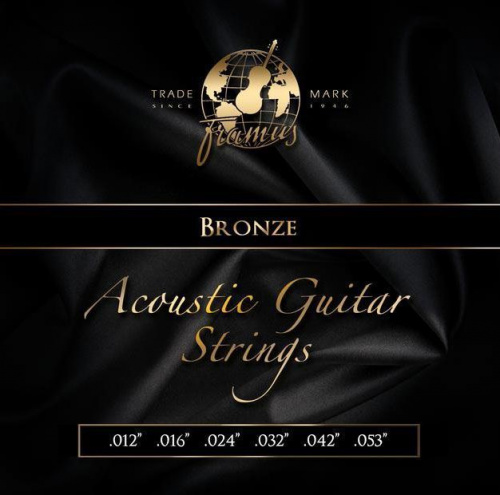 Струни для акустичної гітари FRAMUS 48220 Bronze Medium (12-53) - JCS.UA фото 2