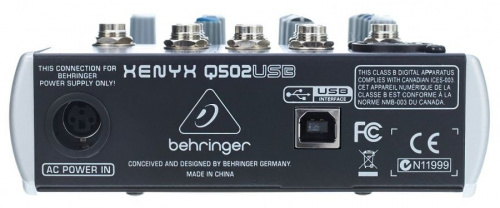 Мікшерний пульт Behringer Xenyx Q502USB - JCS.UA фото 8