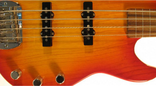 Бас-гитара G&L JB2 FOUR STRINGS (Cherryburst, rosewood, fretless) №CLF51062 - JCS.UA фото 4