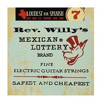 Струни для електрогітари Dunlop RWN0738 Rev. Willy's Lottery - JCS.UA