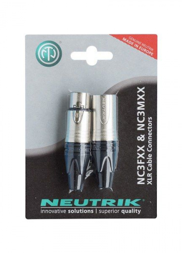 Комплект роз'ємів Neutrik NC3FXX / MXX-POS - JCS.UA
