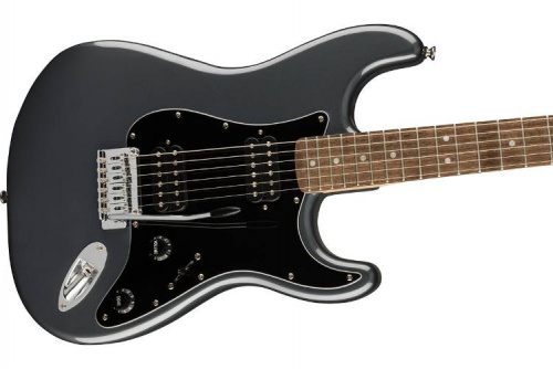 Електрогітара SQUIER by FENDER AFFINITY SERIES STRATOCASTER HH LR CHARCOAL FROST METALLIC - JCS.UA фото 3