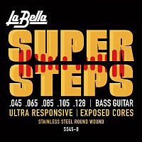 Струны для бас-гитары La Bella SS45-B Super Steps, 5-String - Standard 45-128 - JCS.UA