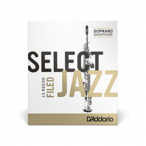 Тростини для сопрано-саксофона D'ADDARIO Select Jazz - Soprano Sax 2M - 10 Pack - JCS.UA фото 2