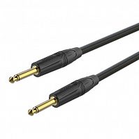 Готовый инструментальный кабель Roxtone GGJJ100L3, 1х0.5 кв. мм, вн. диаметр 7 мм, 3 м - JCS.UA