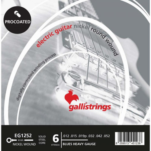 Струны для электрогитары Gallistrings EG1252 BLUES HEAVY - JCS.UA