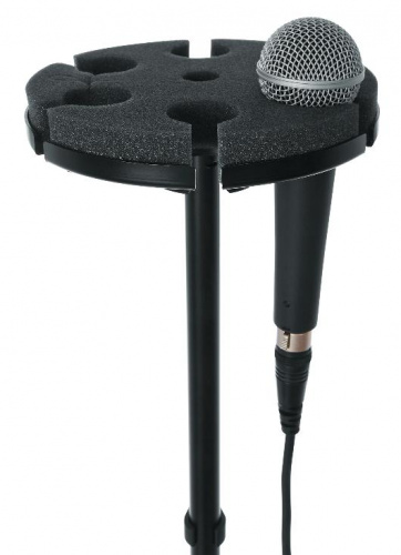 Держатель-лоток для 6 микрофонов GATOR FRAMEWORKS GFW-MIC-6TRAY Multi Microphone Tray Holds 6 Microphones - JCS.UA фото 4